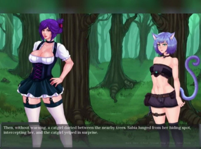 3DXXXTEEN2 Cartoon: Sabia escraviza as gatas. 3D pornô cartoon sexo