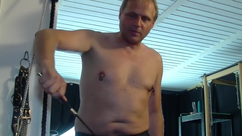 Spank-Bang: Busty submissive lady enjoys horny BDSM gangbang!