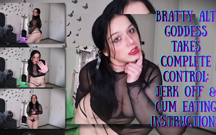 Delilah Dee: Bratty Alt Goddess Takes Complete Control: Jerk off and Cum...