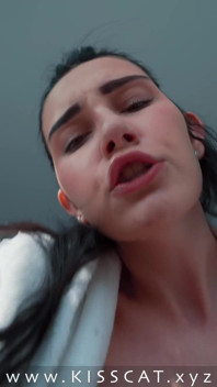 Oops, did Jerk on Stepmother? Caught stepson twice cum inside young stepmom. Surprise hot fuck Kisscat