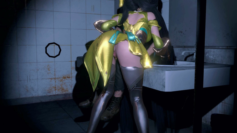 Why fuck so hard: 3D Wielkie cycki Cosplay dziwka oszukiwanie z Big Dick w łazience