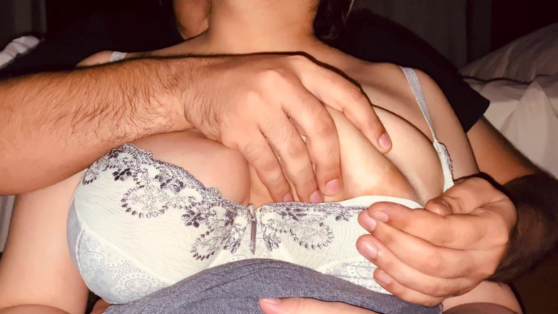 Faustina Pierre: Naughty Stepdaughter Gets Her Boob Squeezing, Squeezing Tits and Tits...