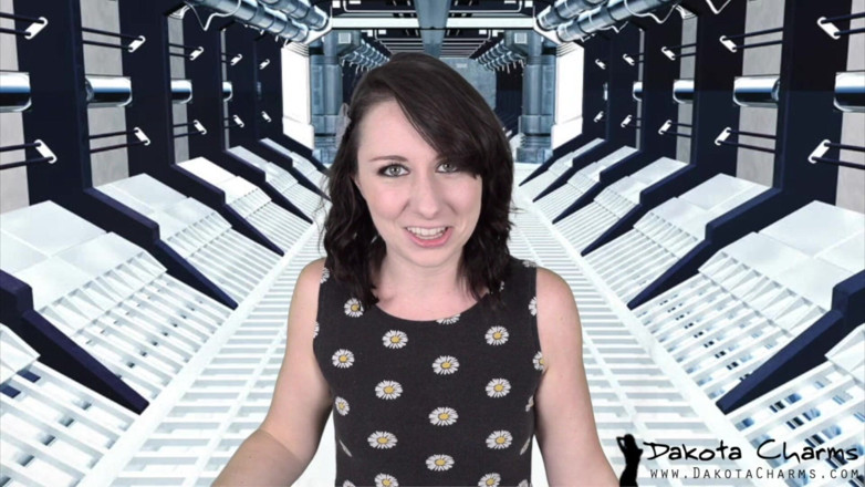Dakota Charms: Big alien with a little penis