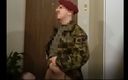 Anto goes hunting: Swiss straight military recruit seduced