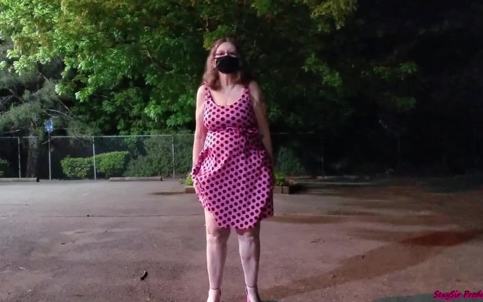 Sexy Sir Productions: 50&amp;#039;s Pink-n-black Dress Anal Tease