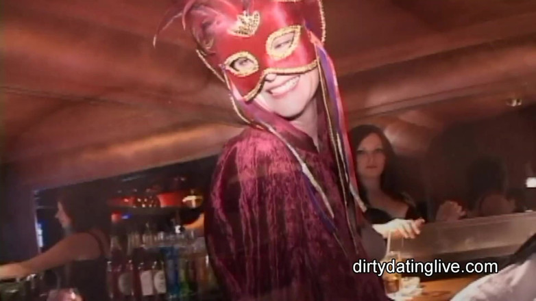 Dirty Dating Live: Soccer moms in masks part 2-Balling at the bar-and on it