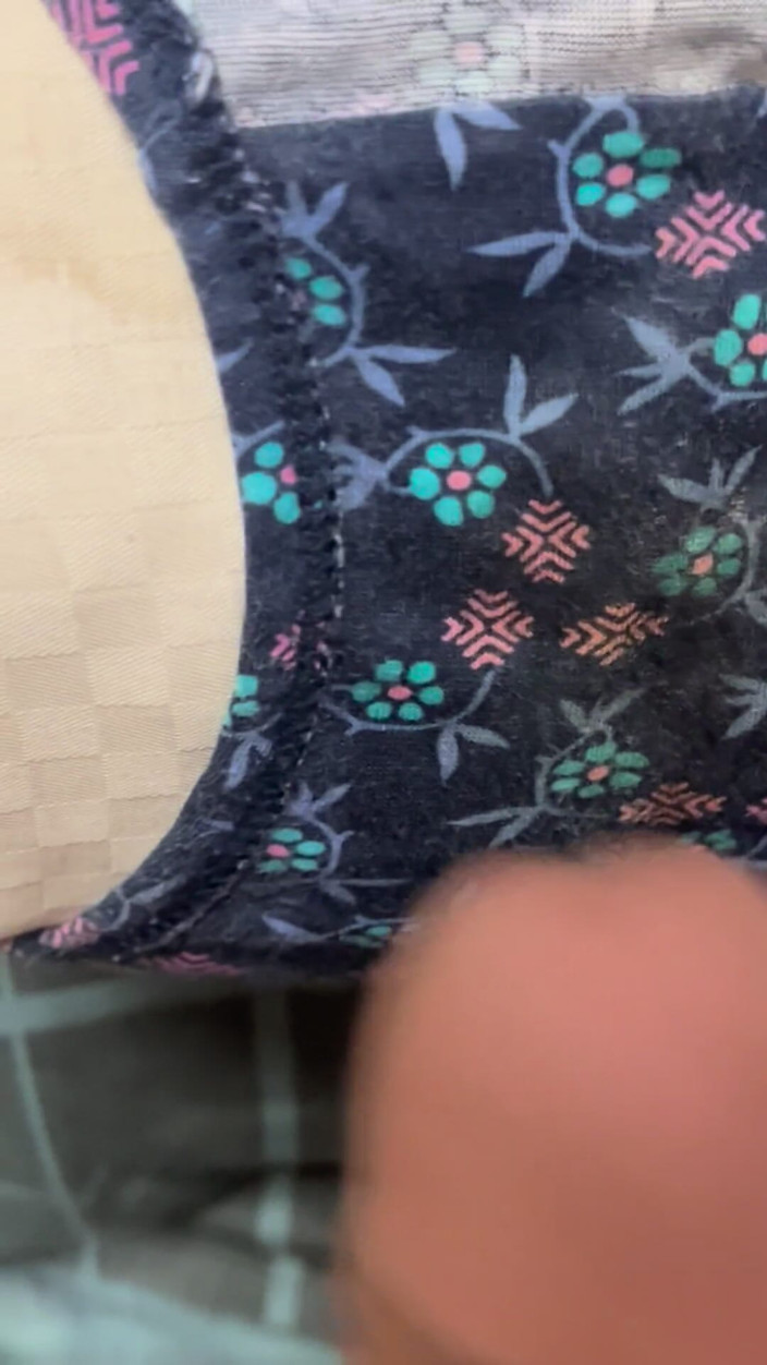 Cumlover35804: Dobul Cum!! My Step Stepsister Cums Panties