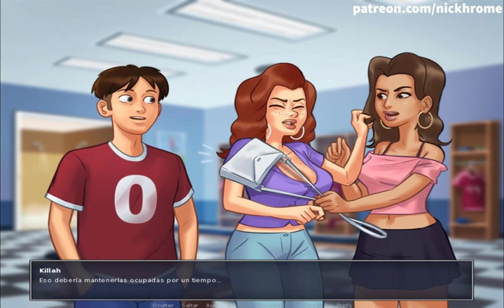 Cartoon Universal: Summertime saga part 163 - favourite bitch in college ( Spanish sub )