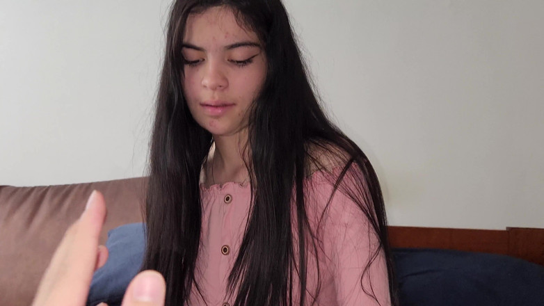 Jopy sex: Sex hennes styvbror vill bli knullad för första gången med...