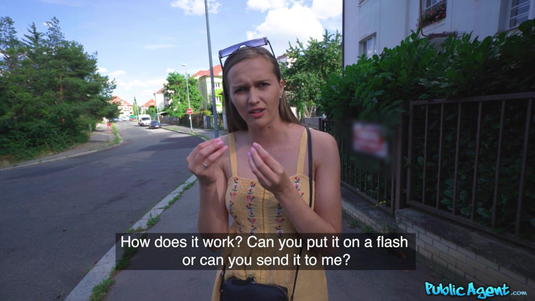 Public Agent: Public Agent - Stacy Cruz Flashes He Perfect Tits for Cash...