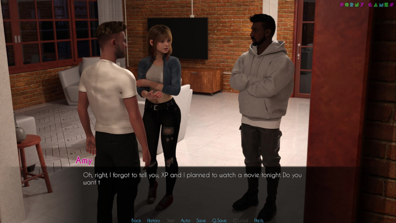 Porny Games: Счастливо после от Escovic Games - жена встречает моего друга с большим черным членом 1
