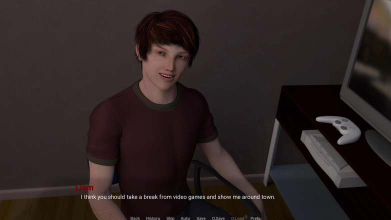 3D Cartoon Porn: 집에서 1 - 몇 년 후 친구 릴리를 만나고 그녀와 함께 즐기는 Liam