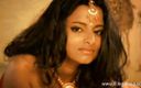 Eleganxia: Beautiful Indian babe dancing outdoor