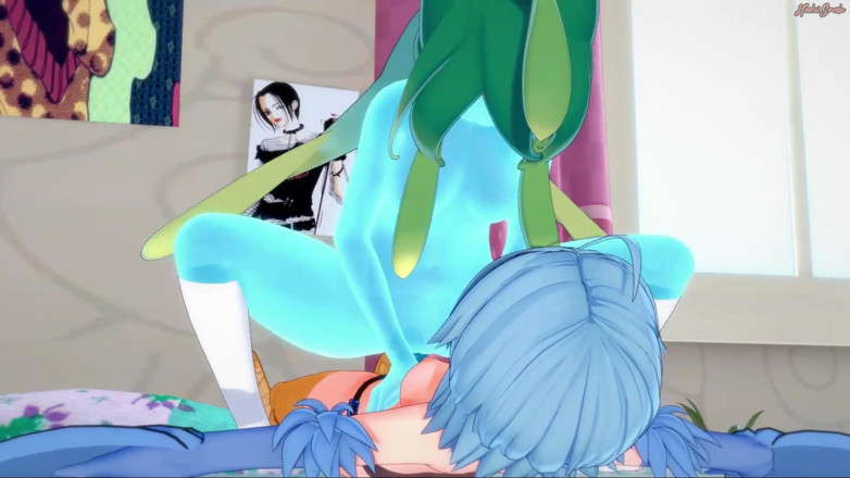 Hentai Smash: Slime girl Suu gets strapon fucked by harpy Papi - Daily...