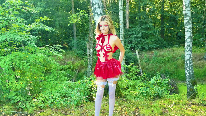 Vasya Sylvia: 赤ずきんちゃんの森の冒険 - 猫の破壊 - ディープスロート