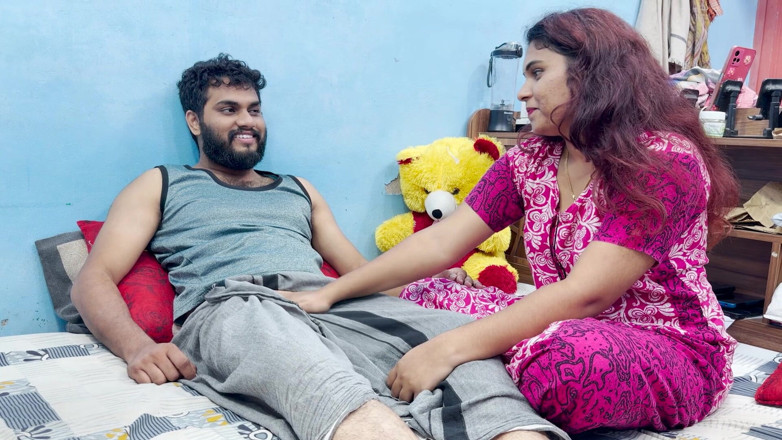 Vaishnavysharunraj: Step Sister Doing Penis Massage with Aloevera Gel