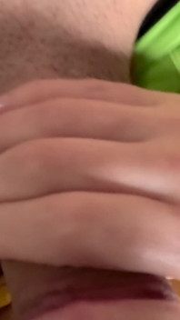 Frau, pOV oraler creampie - blowjob nach dem training