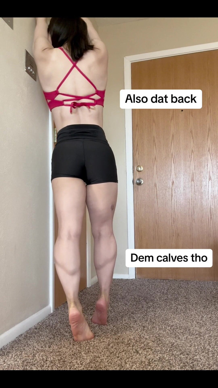 The Caring Doc: These Are My Calves, as Well as My Back:)