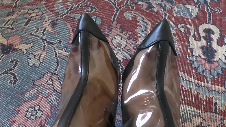 Lady Victoria Valente: Ejaculare pe cizmele mele de la vitrină, vedere la persoana 1,...