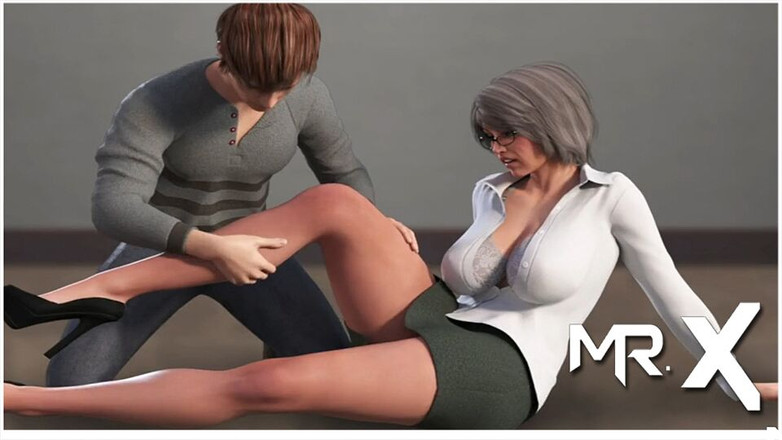 Mr Studio X: Şehvet salgın: bacakları okşuyor #21