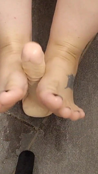 POV Giving You a Footjob