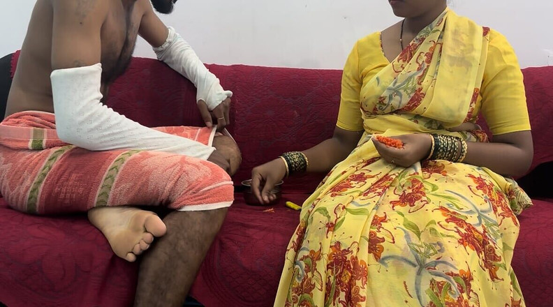 Mary V: インドのタミル人おばさん淫語と巨根ファック