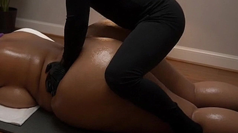 Xprohibidox1: Boss BBW Demands Oil Massage - Ends Naked Face Down