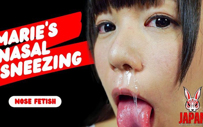 Japan Fetish Fusion: Marie&amp;#039;s Nasal Adventure: Sneezing Spectacle