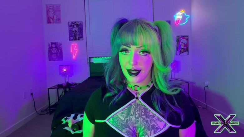 Rachel Luxe: Goth GF Compels Lil Dick BF Into Chastity Sph Tease &amp;...