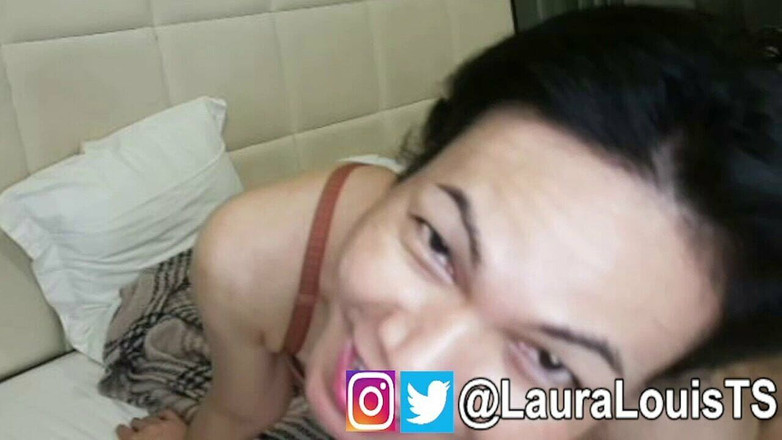 Laura Louis TS: 자지를 가지고 노는 Lauralouists를 봐