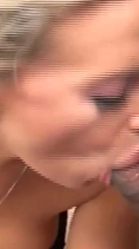Blonde Chick Has a Wild Interracial Fuck with a Big Black Cock Hungry for White Pussy