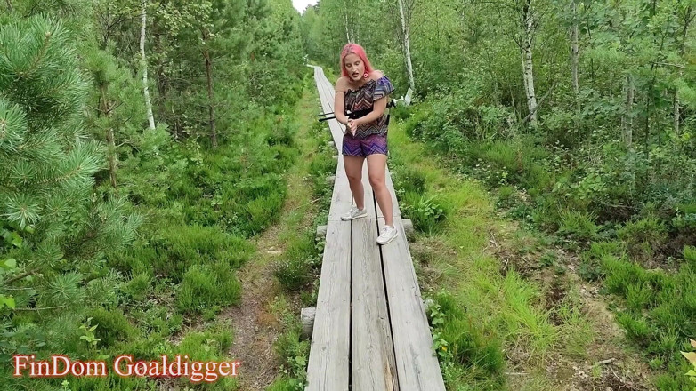FinDom Goaldigger: Blue Balls in the Forest