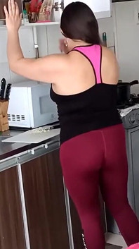 I Get Hired to Do Cleaning and I End up Showing My Cameltoe, Breasts and Sucking Cock.