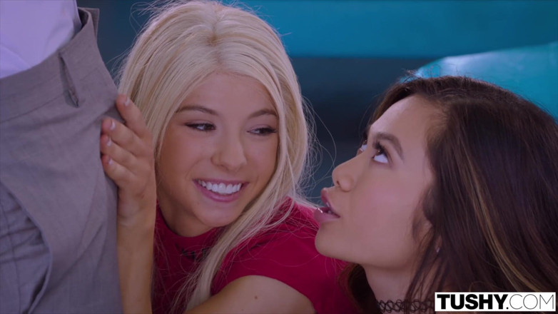Tushy: Tushy Kenzie Reeves and Vina Sky Love to Gape Together