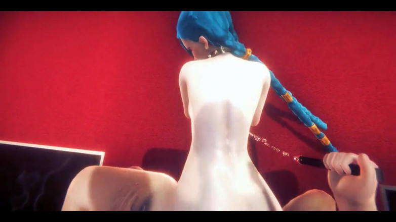 HentaiTubes: Lol Hentai - Jinx diikat seperti si jalang dikongkek - anime manga...