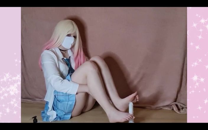 kyu_misa: Marin Kitagawa наслаждается смазанные вверх ступни и трах с дилдо