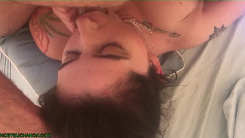 Hoby Buchanon: Tattooed Hippie Chick POV Face Fuck Two Cum Shots