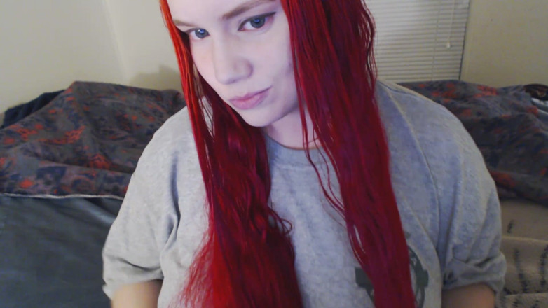 Scarlet Vixen: Brushing My Long Red Hair