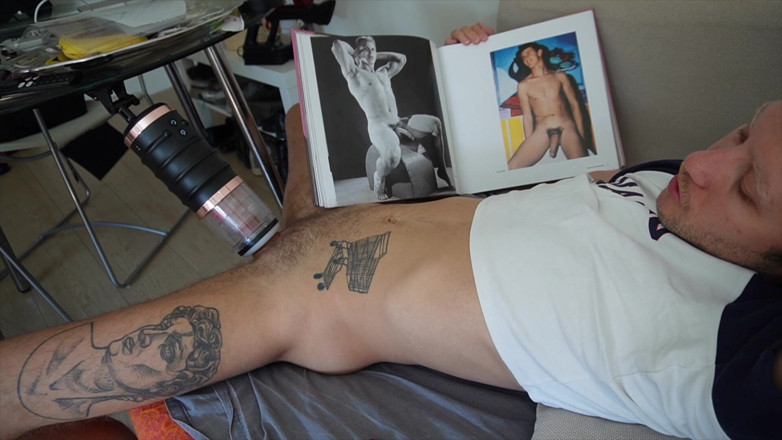 Harry_Jen: Harry_jen Gay Masturbator Toy Play and Cum