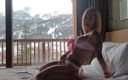 Littleangel84: Pussy Play with a Mountain View