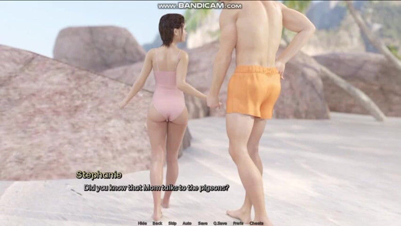 Divide XXX: ปัญหาหัวใจ - ลูกพี่ลูกน้องสาวสเตฟานี่วัย 18 น่ารักสุดๆ เงี่ยนที่ชายหาด
