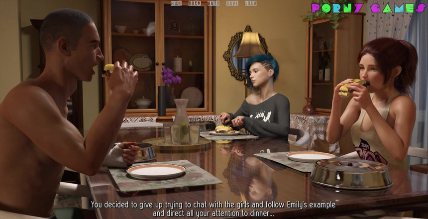 Porny Games: आधा घर - सामंथा से गले लगाना (33)