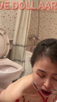 Sclavă Doll Aaruna Diary 6 (ceară care picură pe frânghie orgasm orgasm cu ejaculare feminină cu centură de castitate, dop de fund)