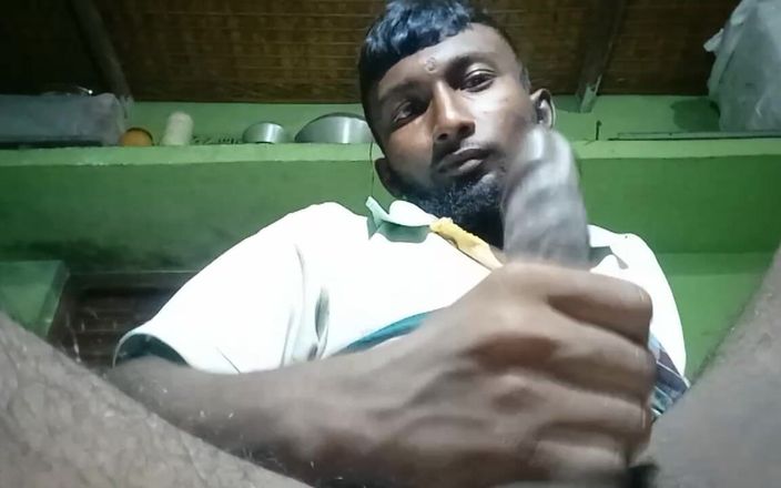 Cartoon sex world: Viejo chico gay indio la masturbación en su culo