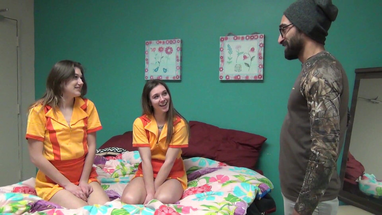 Jerky Girls: 2 Stroke Girls Episode 2 Featuring Violet Thompson, Sandy Thompson