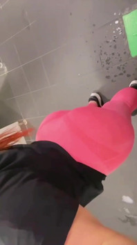 Masturbating in the Gym Bathroom