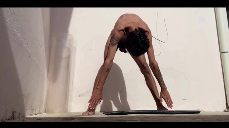 arabeputo: Rozciąganie w podekscytowanym poranek.