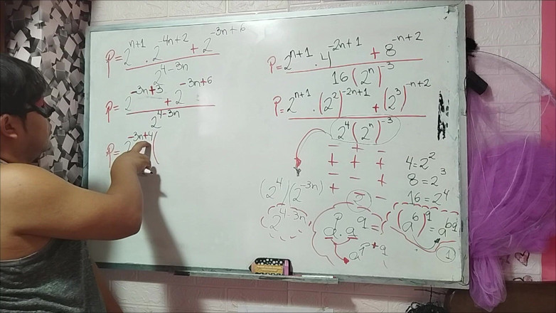 Rosaroja: 22 Algebra: Undang-undang Eksponen - Pemfaktoran dan Pemudahan