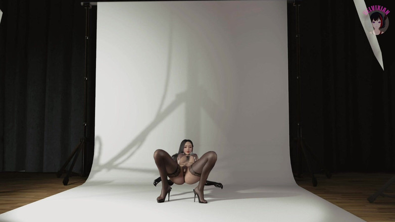 Velvixian: Толстая азиатская девушка. Фотосессия