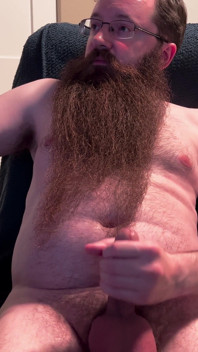 Bear Cub 30 Min Edging/jerk off Session and Massive Cumshot